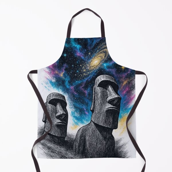 Item preview, Cosmic Sentinels - EASTER ISLAND  designed and sold by CleverCulture.
