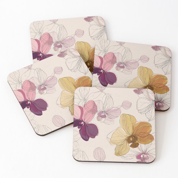 Item preview, Orquídea minimalista colorida designed and sold by calm-style.