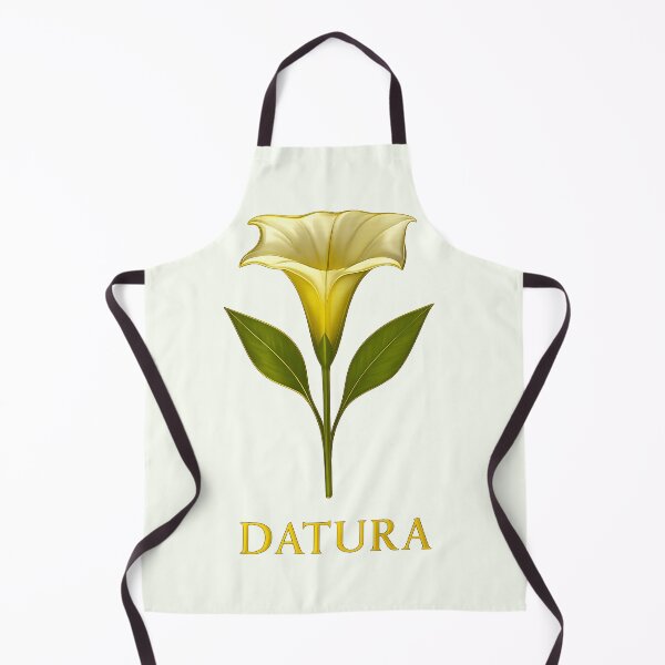 Item preview, Datura flower in metallic elegance with text designed and sold by AD-Digital-Art.