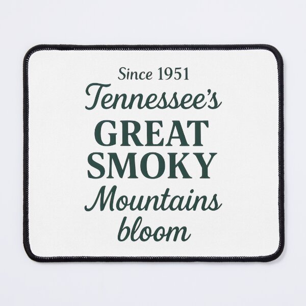 Item preview, Dark Green Quote About Tennessee’s Great Smoky Mountains on Light Gray designed and sold by SplashTastic.