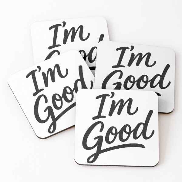 Item preview, I'm Good – Positive Quote Typography designed and sold by MagicOfPrint.