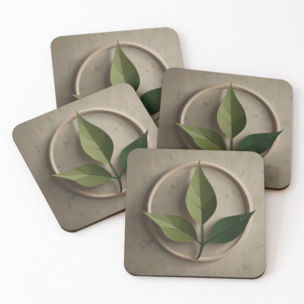Item preview, Eco-Friendly Leaf Logo – Sustainable Nature & Green Living Design designed and sold by Rymck-tb.