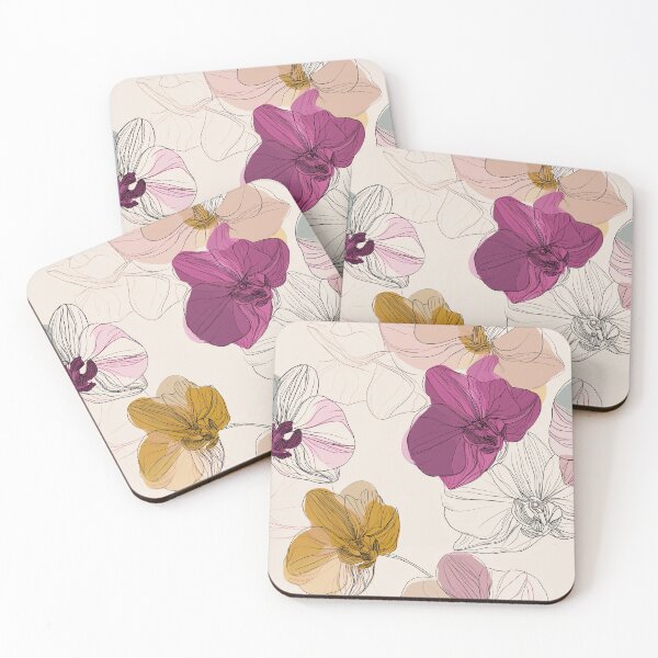 Item preview, Orquídea minimalista colorida designed and sold by calm-style.