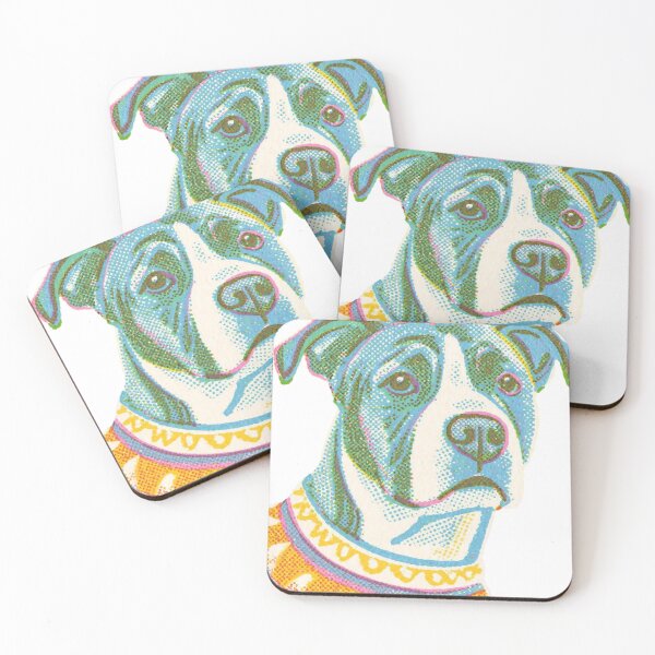 Item preview, Pitbull Art Print | Colorful Dog designed and sold by geraskonst.