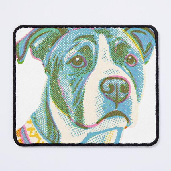 Item preview, Pitbull Art Print | Colorful Dog designed and sold by geraskonst.