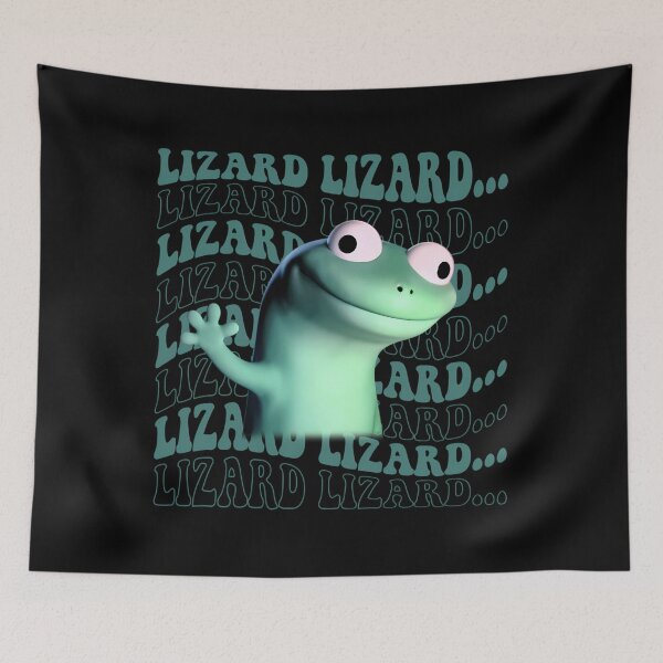 Item preview, Lizard Lizard Lizard Meme Titok Viral Meme Lizard Lizard Button Meme designed and sold by motittacorp.