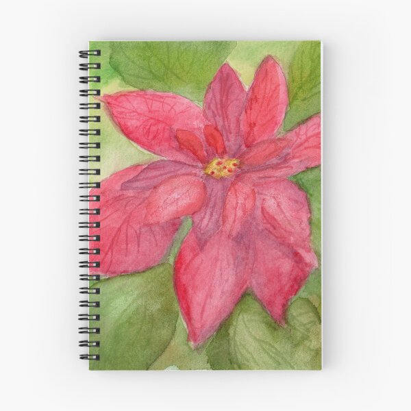 Item preview, Poinsettia Portrait WC091225a designed and sold by CSteenArt.