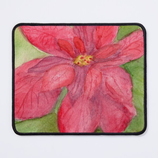 Item preview, Poinsettia Portrait WC091225a designed and sold by CSteenArt.