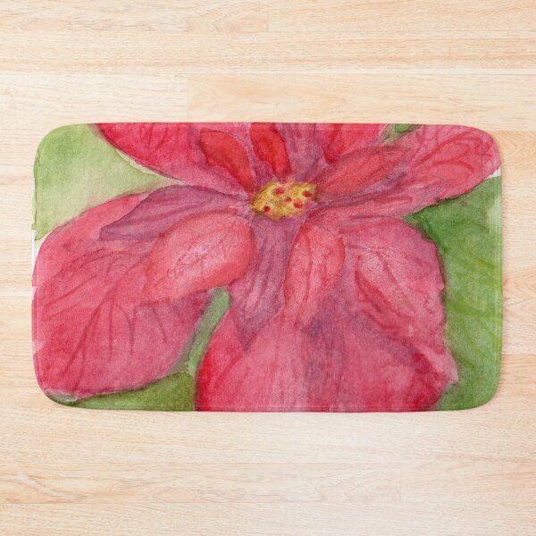 Item preview, Poinsettia Portrait WC091225a designed and sold by CSteenArt.