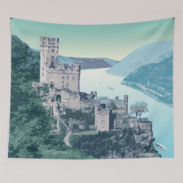 Artikelvorschau, Die Burg Sooneck im UNESCO-Welterbe „Oberes Mittelrheintal“ entworfen und verkauft von The Rhine in my suitcase.