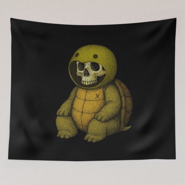 Item preview, Skull in Turtle Plush Costume designed and sold by Theetriptank.