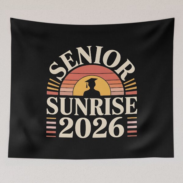 Item preview, Class Of 2026 Senior Sunrise Retro designed and sold by Redgiant87x.
