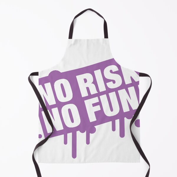 Item preview, No Risk No Fun! – Bold Purple Drip Typography designed and sold by andry01.