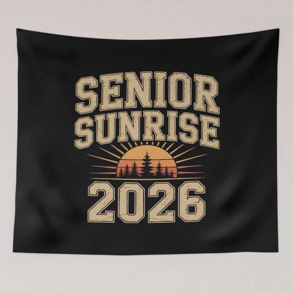 Item preview, Class Of 2026 Senior Sunrise Retro designed and sold by Redgiant87x.