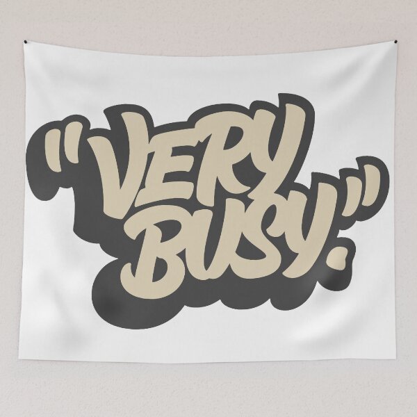 Item preview, Very Busy – Cream Script Graffiti Style designed and sold by andry01.