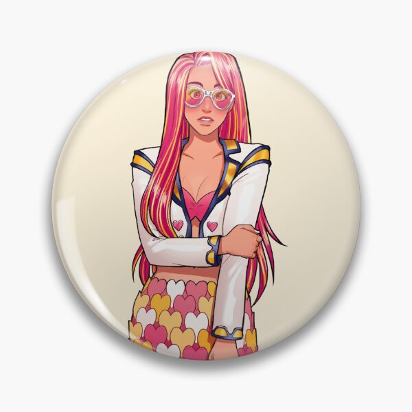 Item preview, Blushing Skylar Specs Sticker designed and sold by studioroguet.