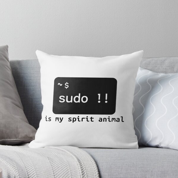 Item preview, Linux terminal SUDO is my spirit animal designed and sold by olesuaw.