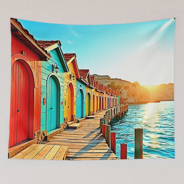 Item preview, Sunset Bliss: Seaside Hues designed and sold by Health And Fitness Posts e-Store.