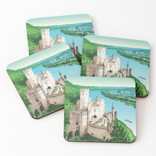 Item preview, The Burg Stolzenfels in the UNESCO World Heritage Site "Upper Middle Rhine Valley” designed and sold by The Rhine in my suitcase.