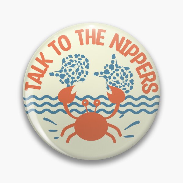 Item preview, Talk to the nippers - beach joke with cute crab designed and sold by mariya-ivanova.