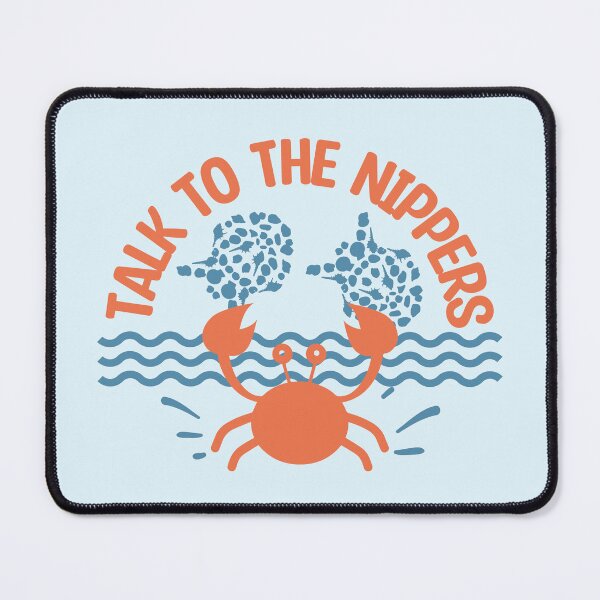 Item preview, Talk to the nippers - beach joke with cute crab designed and sold by mariya-ivanova.