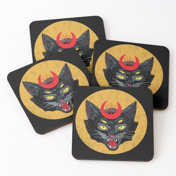 Item preview, Purr Evil  Angry black cat designed and sold by TeeARTHY.