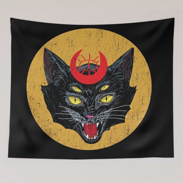Item preview, Purr Evil  Angry black cat designed and sold by TeeARTHY.