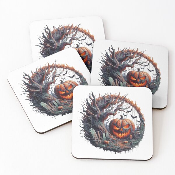 Item preview, The pumpkin under a dry tree in a grave designed and sold by MadinaFatt.