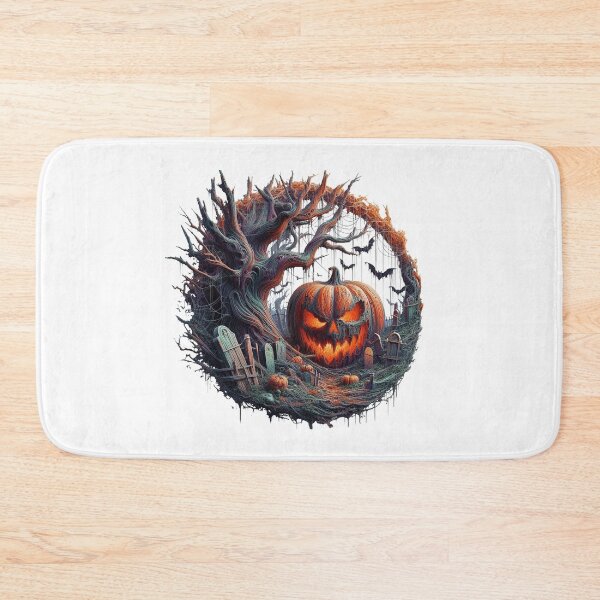 Item preview, The pumpkin under a dry tree in a grave designed and sold by MadinaFatt.