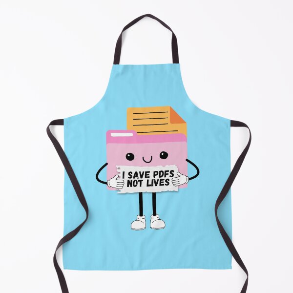 Item preview, I Save PDFs Not Lives Cute Funny Graphic Icon designed and sold by mariahmoniquedesign.