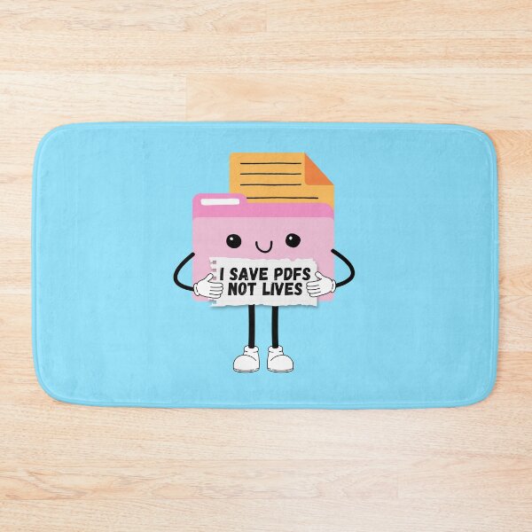 Item preview, I Save PDFs Not Lives Cute Funny Graphic Icon  designed and sold by mariahmoniquedesign.
