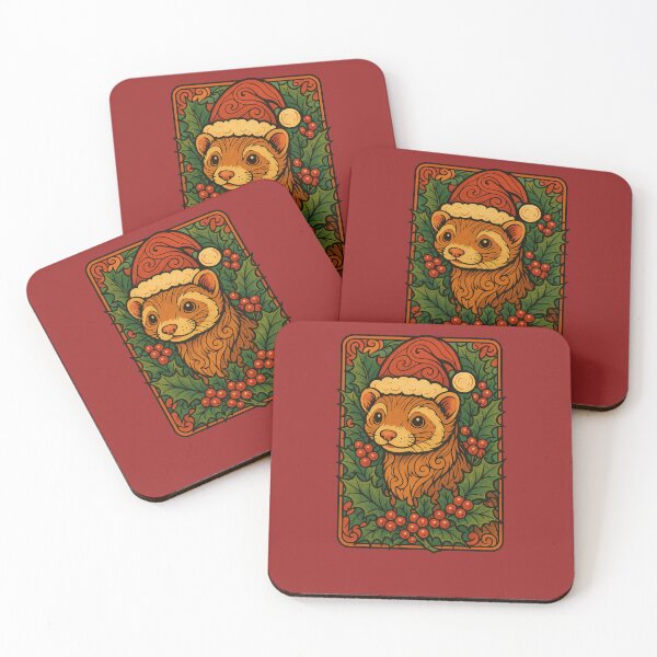 Item preview, Christmas Ferret designed and sold by FrictionMaxxing.