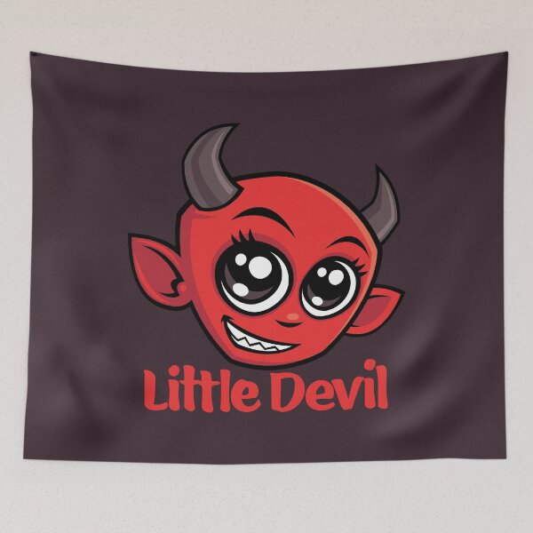 Item preview, Adorable Little Devil Character Design for Kids - Playful Halloween Artwork designed and sold by fizzgig.