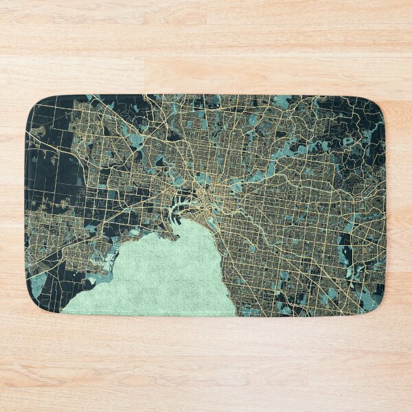 Item preview, Melbourne City Map of Victoria, Australia - Summer designed and sold by deMAP.