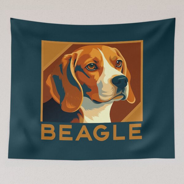 Item preview, Retro Beagle Portrait designed and sold by AntiqueImages.