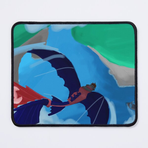 Item preview, How to train your dragon flying over sea stacks designed and sold by Pip'sCorner.