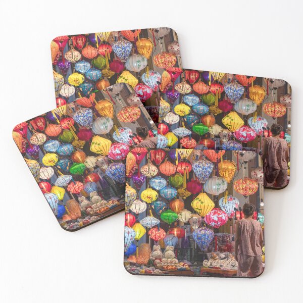 Item preview, Traditional Vietnamese Lamps at a night market designed and sold by WorldScenery.