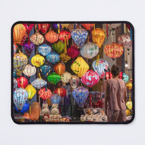 Item preview, Traditional Vietnamese Lamps at a night market designed and sold by WorldScenery.