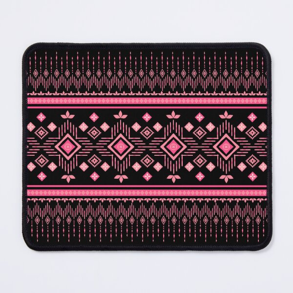 Item preview, Sweet Deep Black and Pink Geometric Dimond Tribal Design designed and sold by Chercheryellow.
