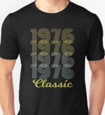 Camiseta unisex Nacido en 1976 vintage
