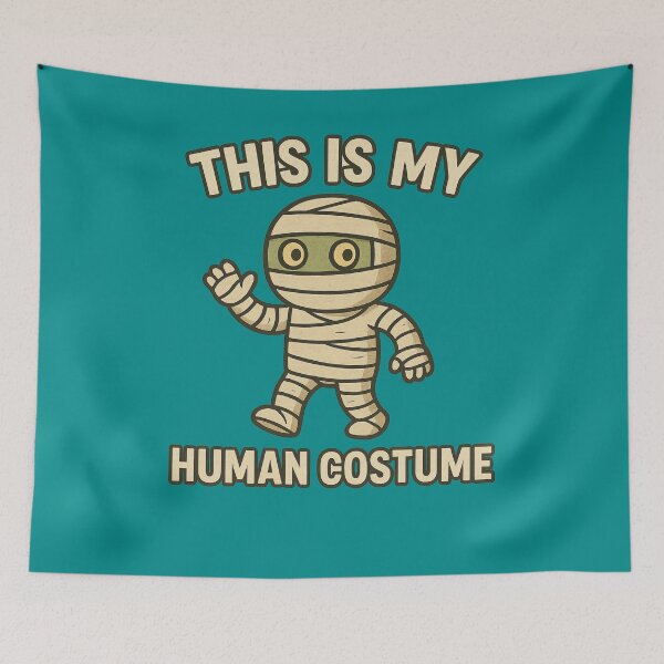 Item preview, This Is My Human Costume Cute Mummy Design designed and sold by ArtComixHaven.