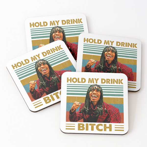 Item preview, Rick James Hold My Drink Bitch Vintage designed and sold by farohe835.