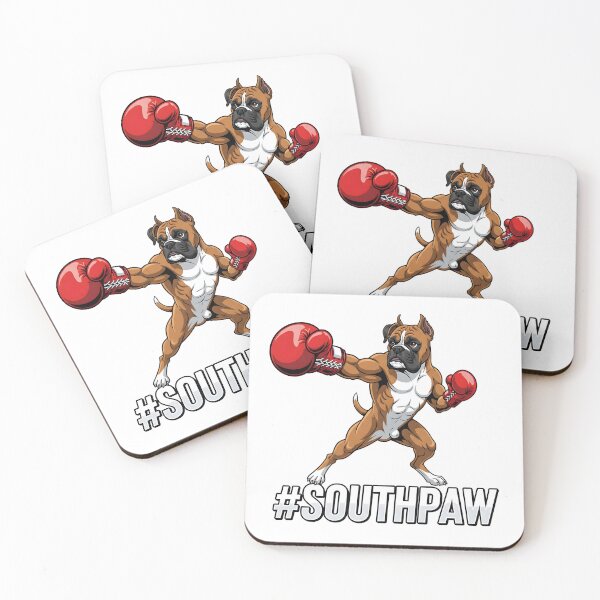 Item preview, Funny Southpaw Boxer Dog designed and sold by TANPRINTING8.