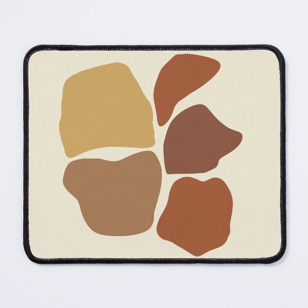 Item preview, Mid-Century Modern Abstract Shapes in Earthy Tones designed and sold by NiceDigital.