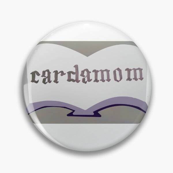 Item preview, Purple Book Spice Label with Calligraphy Cardamom designed and sold by abitofaromantic.