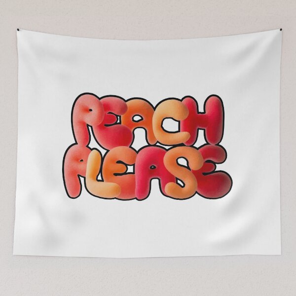 Item preview, Peach Please – Funny Peach Typography Design designed and sold by beerkee.