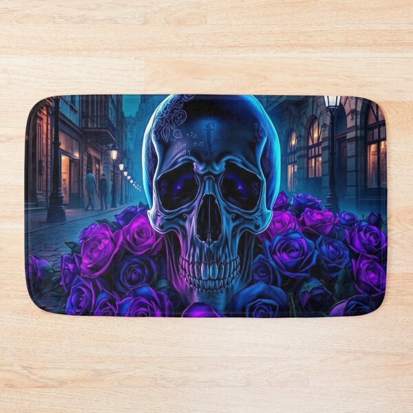 Item preview, Decorated Skull | Purple Rose Design designed and sold by Toxi Nostalgia .