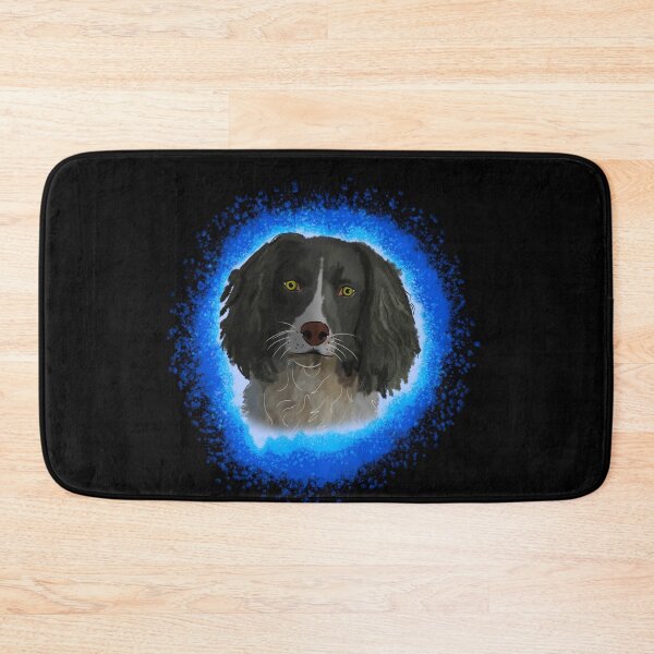 Item preview, english springer spainel black, blue splash designed and sold by DawnCatcher20.