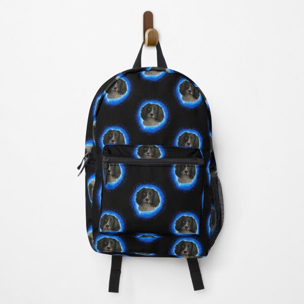 Item preview, english springer spainel black, blue splash designed and sold by DawnCatcher20.