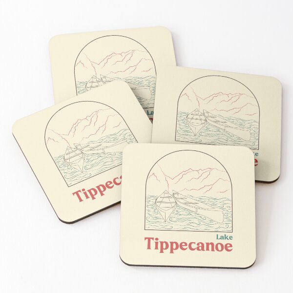 Item preview, Lake Tippecanoe Retro designed and sold by GoldenGodDesign.